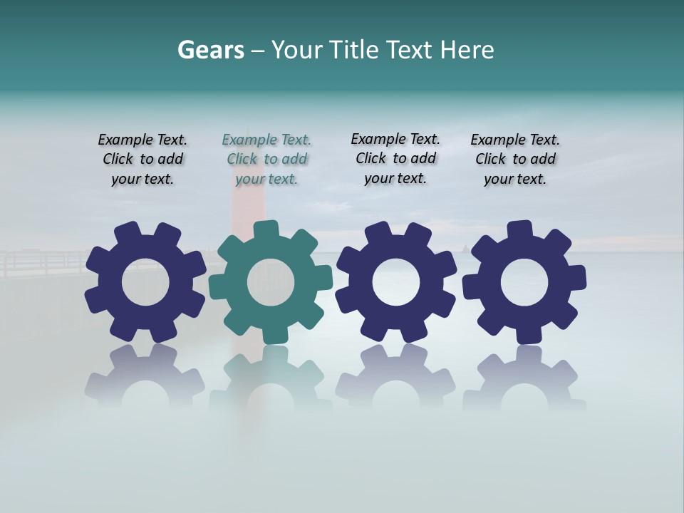 Sunset Cloud Landscape PowerPoint Template