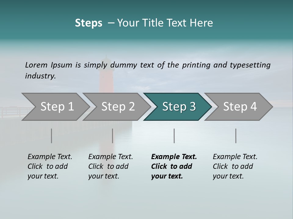 Sunset Cloud Landscape PowerPoint Template