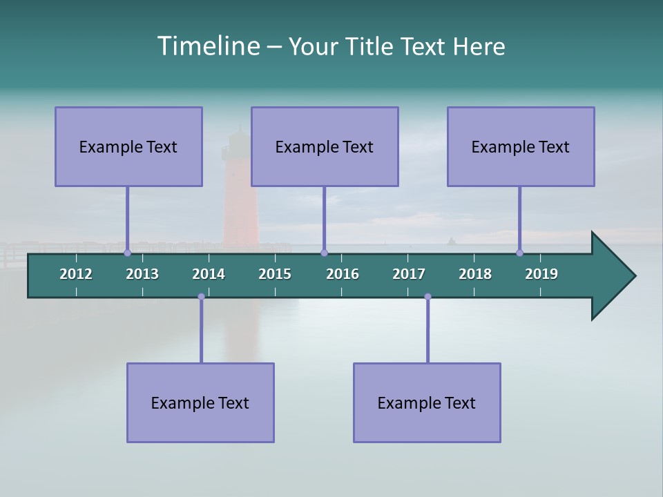 Sunset Cloud Landscape PowerPoint Template