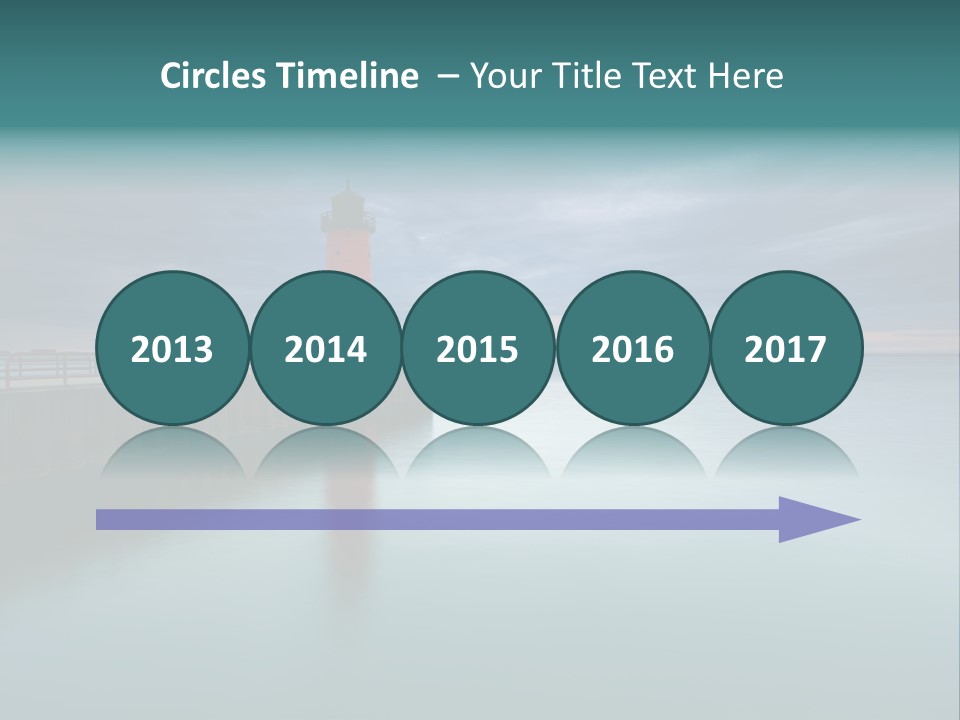 Sunset Cloud Landscape PowerPoint Template