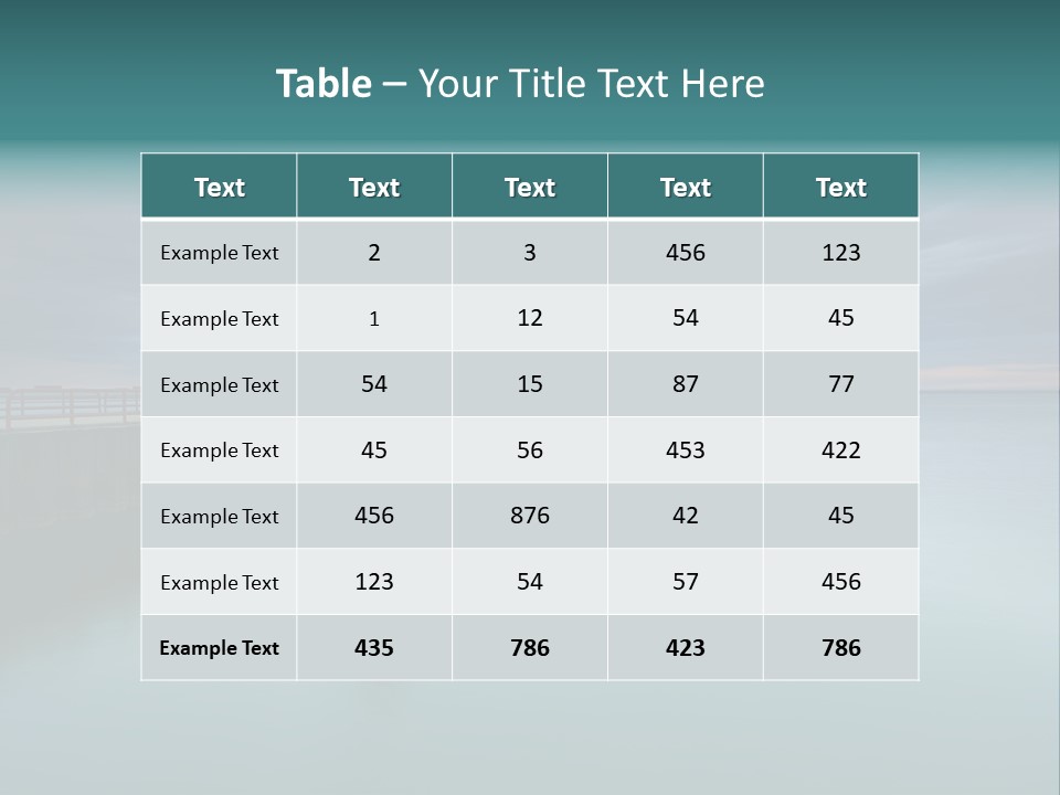 Sunset Cloud Landscape PowerPoint Template
