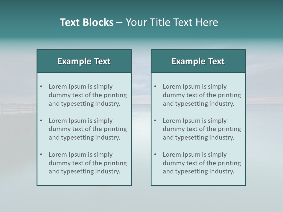 Sunset Cloud Landscape PowerPoint Template