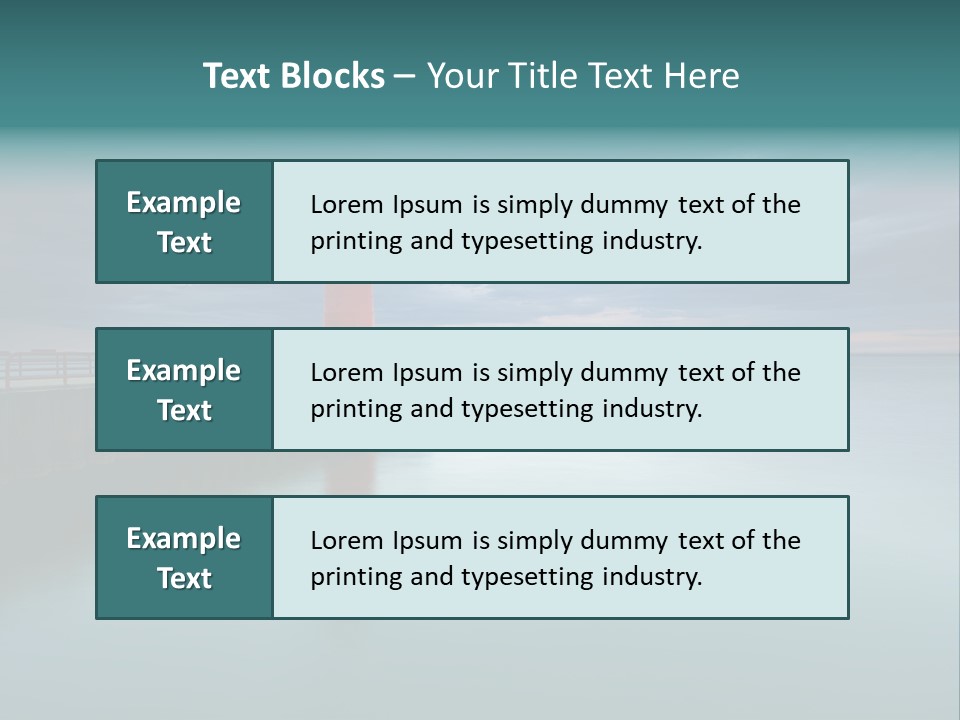Sunset Cloud Landscape PowerPoint Template