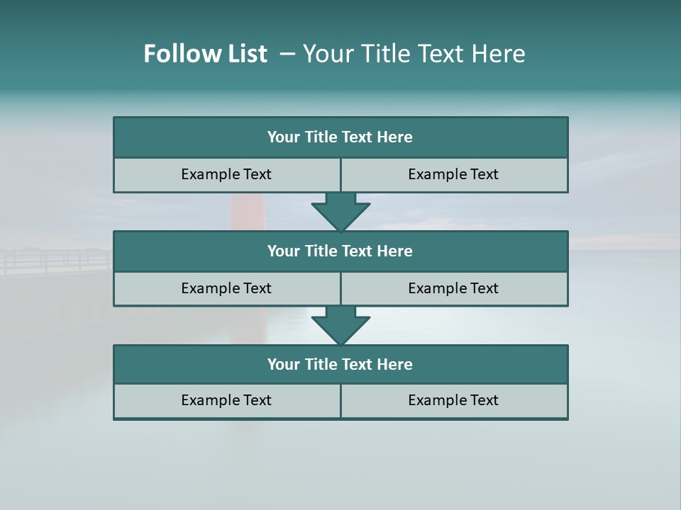 Sunset Cloud Landscape PowerPoint Template