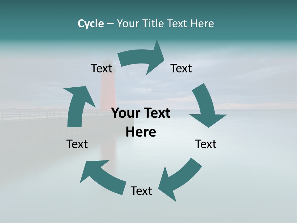 Sunset Cloud Landscape PowerPoint Template