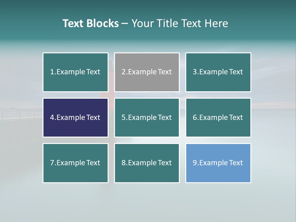 Sunset Cloud Landscape PowerPoint Template