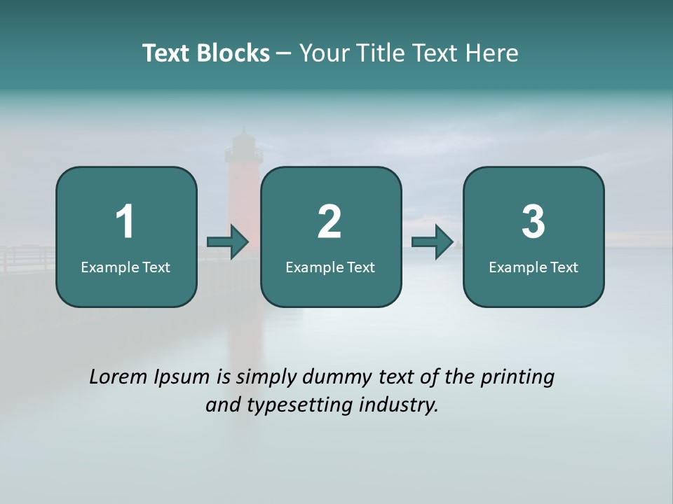 Sunset Cloud Landscape PowerPoint Template