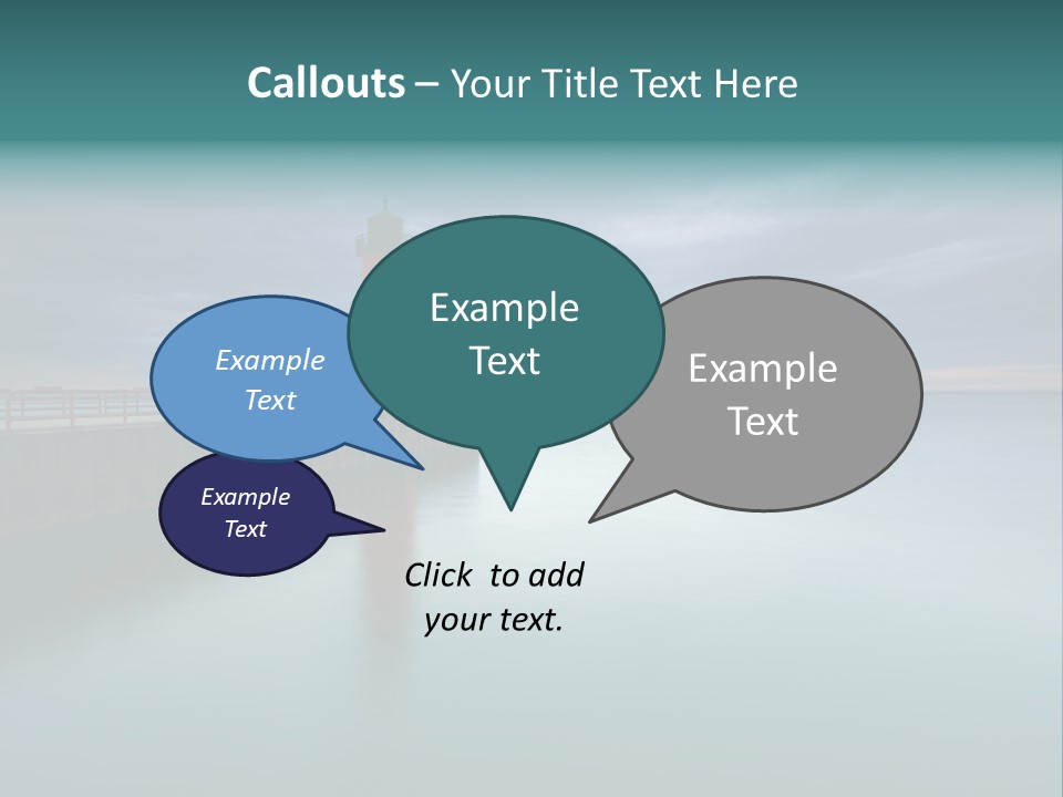 Sunset Cloud Landscape PowerPoint Template