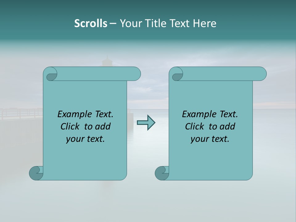 Sunset Cloud Landscape PowerPoint Template
