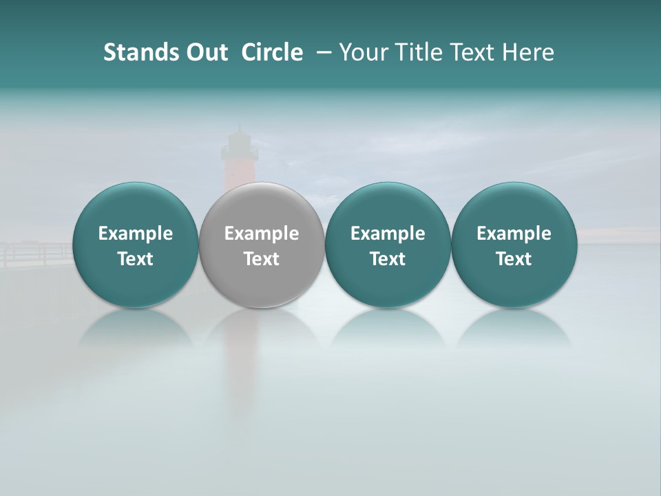 Sunset Cloud Landscape PowerPoint Template