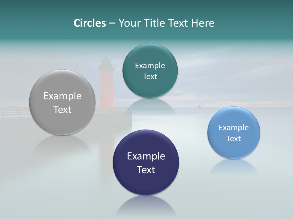 Sunset Cloud Landscape PowerPoint Template