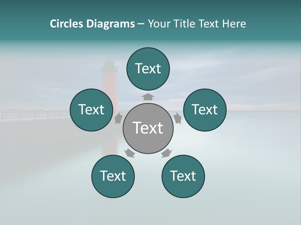 Sunset Cloud Landscape PowerPoint Template