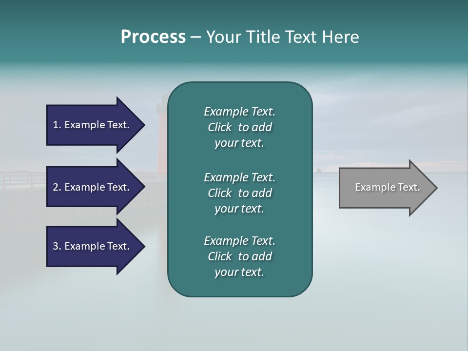 Sunset Cloud Landscape PowerPoint Template
