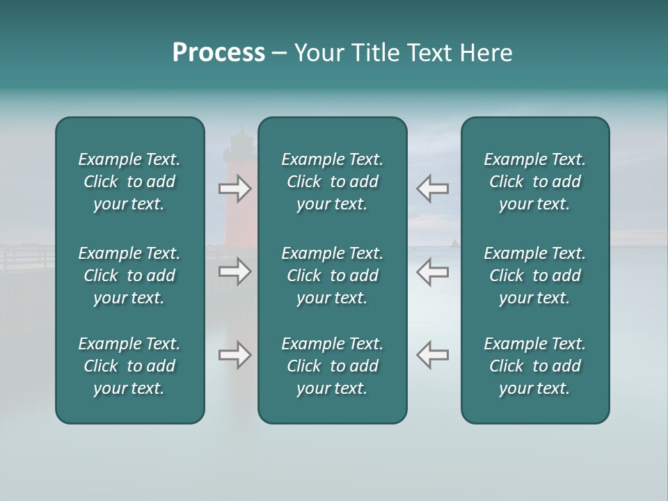 Sunset Cloud Landscape PowerPoint Template