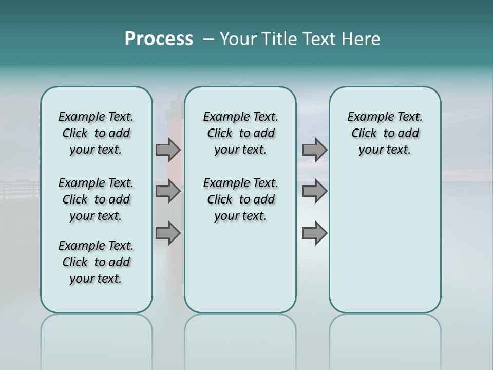 Sunset Cloud Landscape PowerPoint Template