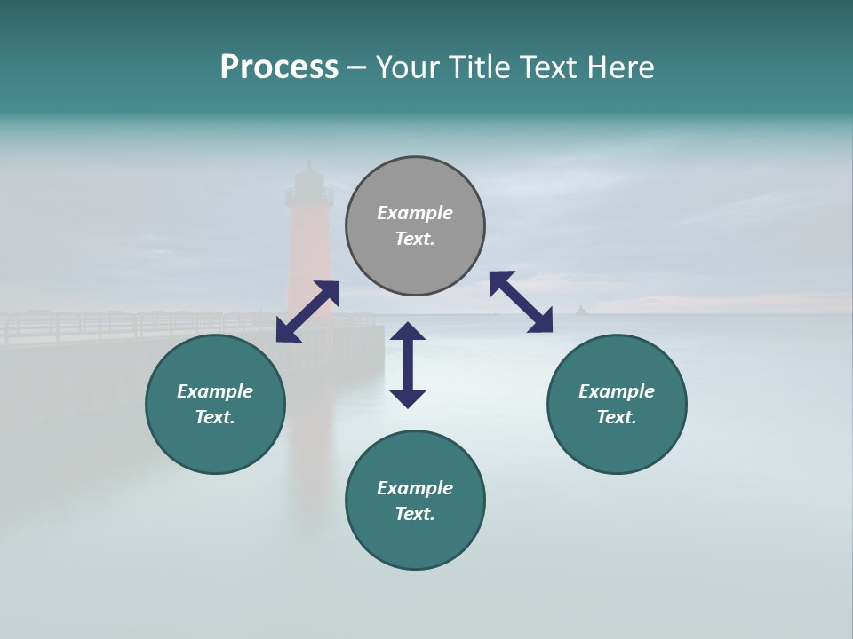 Sunset Cloud Landscape PowerPoint Template