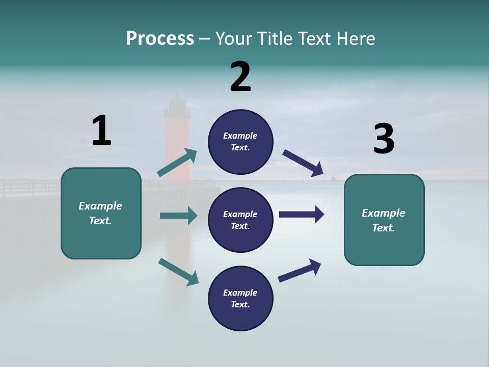Sunset Cloud Landscape PowerPoint Template