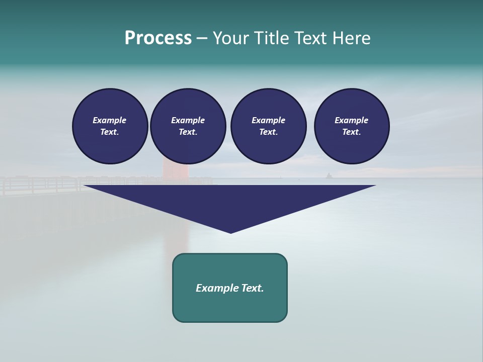 Sunset Cloud Landscape PowerPoint Template