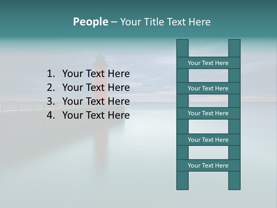 Sunset Cloud Landscape PowerPoint Template