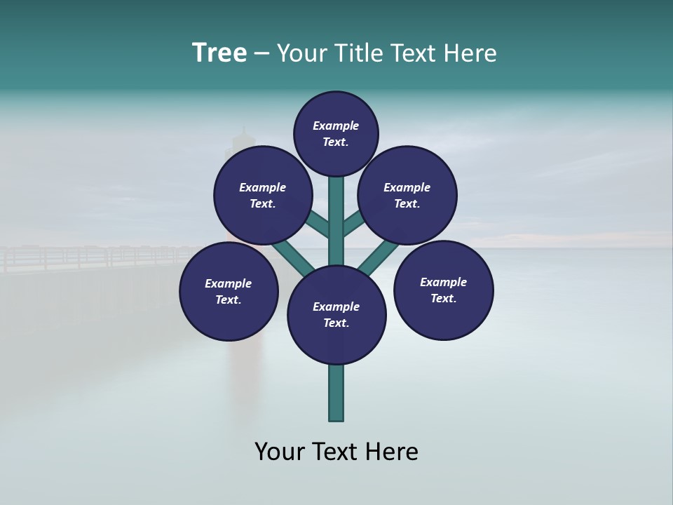 Sunset Cloud Landscape PowerPoint Template