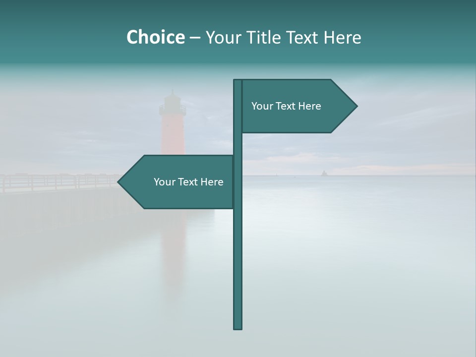 Sunset Cloud Landscape PowerPoint Template