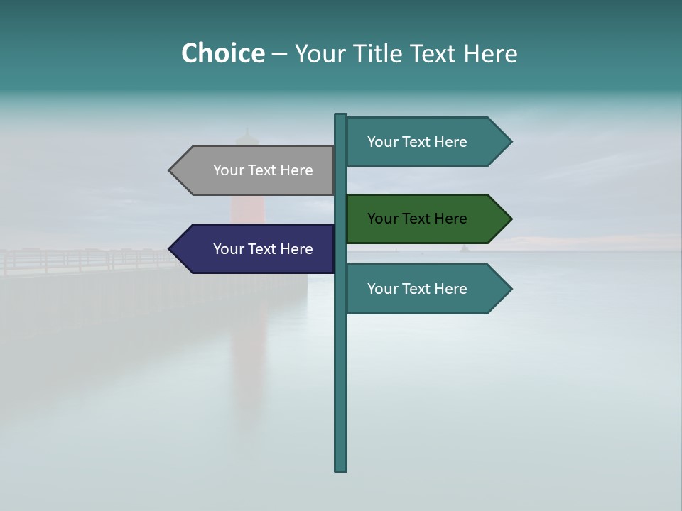 Sunset Cloud Landscape PowerPoint Template