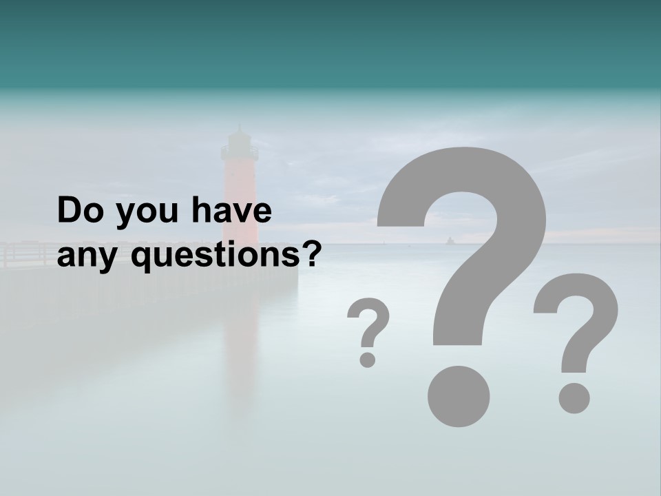 Sunset Cloud Landscape PowerPoint Template