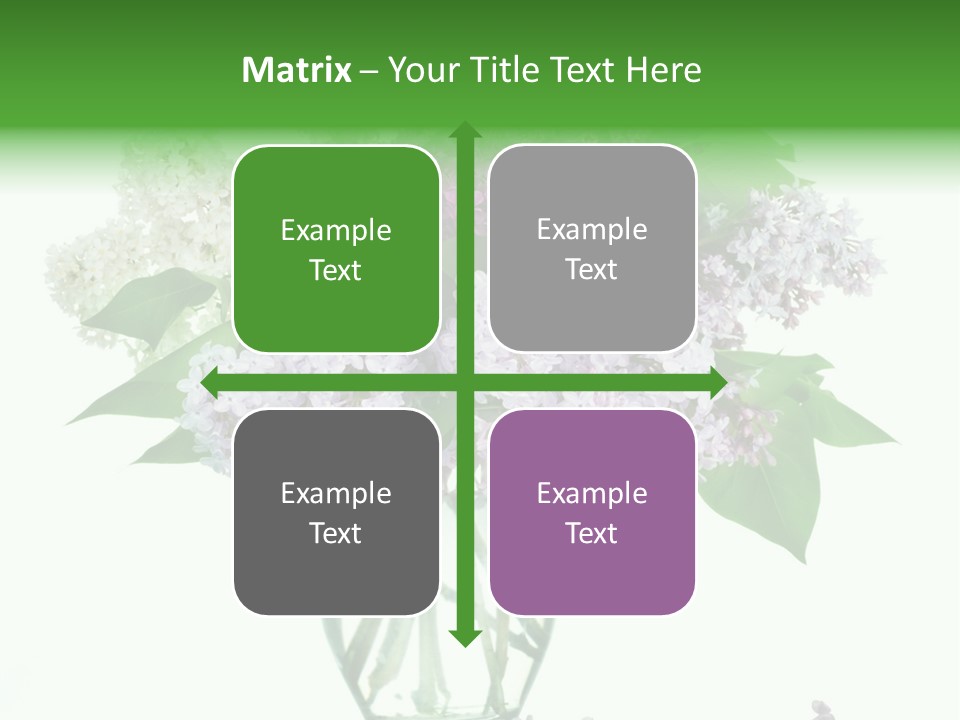 Vase Design Transparent PowerPoint Template