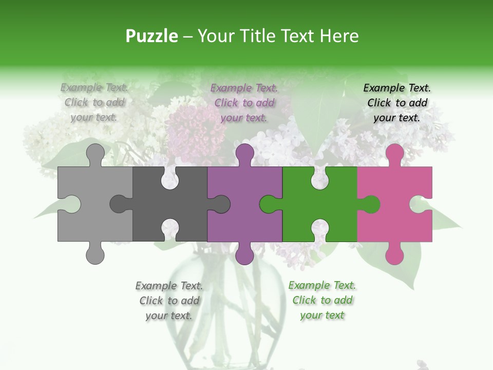 Vase Design Transparent PowerPoint Template