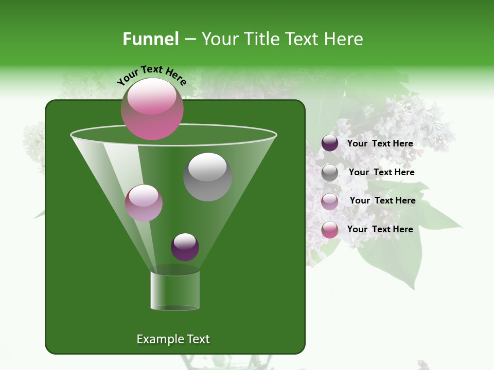 Vase Design Transparent PowerPoint Template