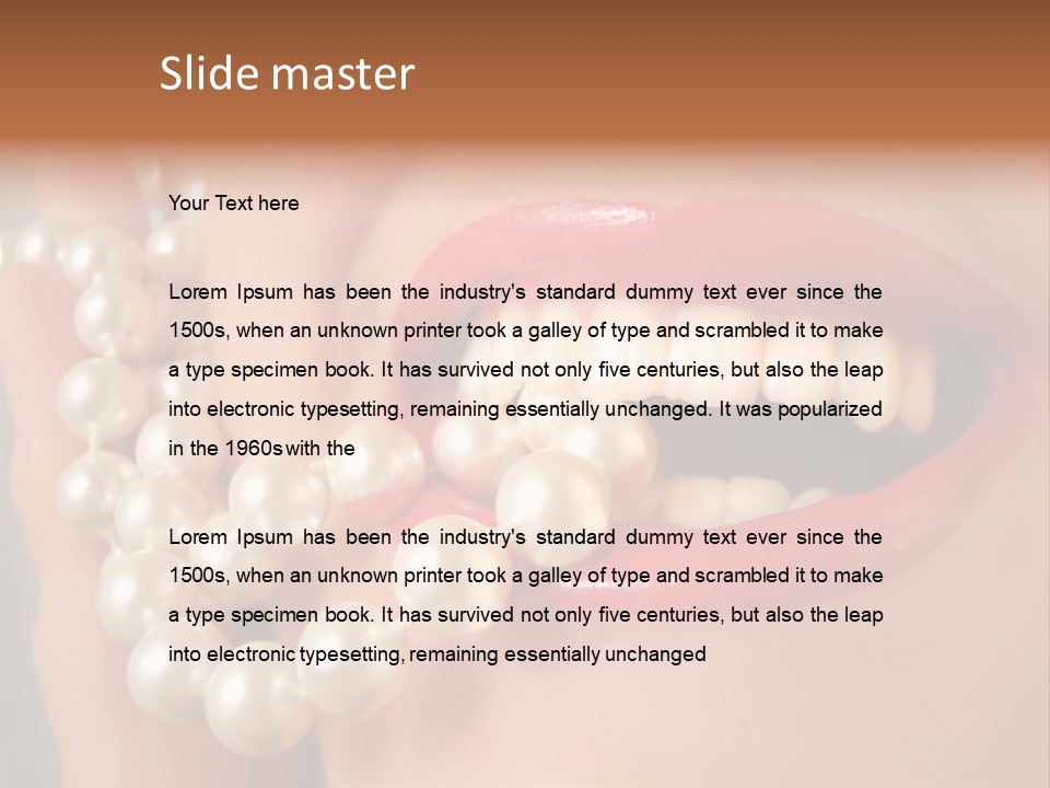 Kiss Sad Erotic PowerPoint Template