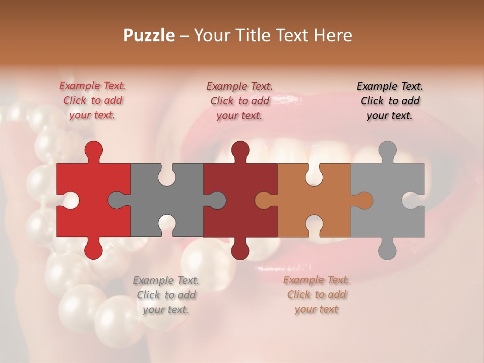 Kiss Sad Erotic PowerPoint Template