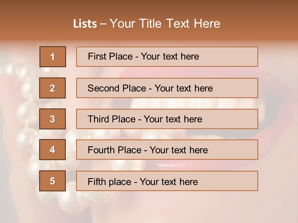 Kiss Sad Erotic PowerPoint Template