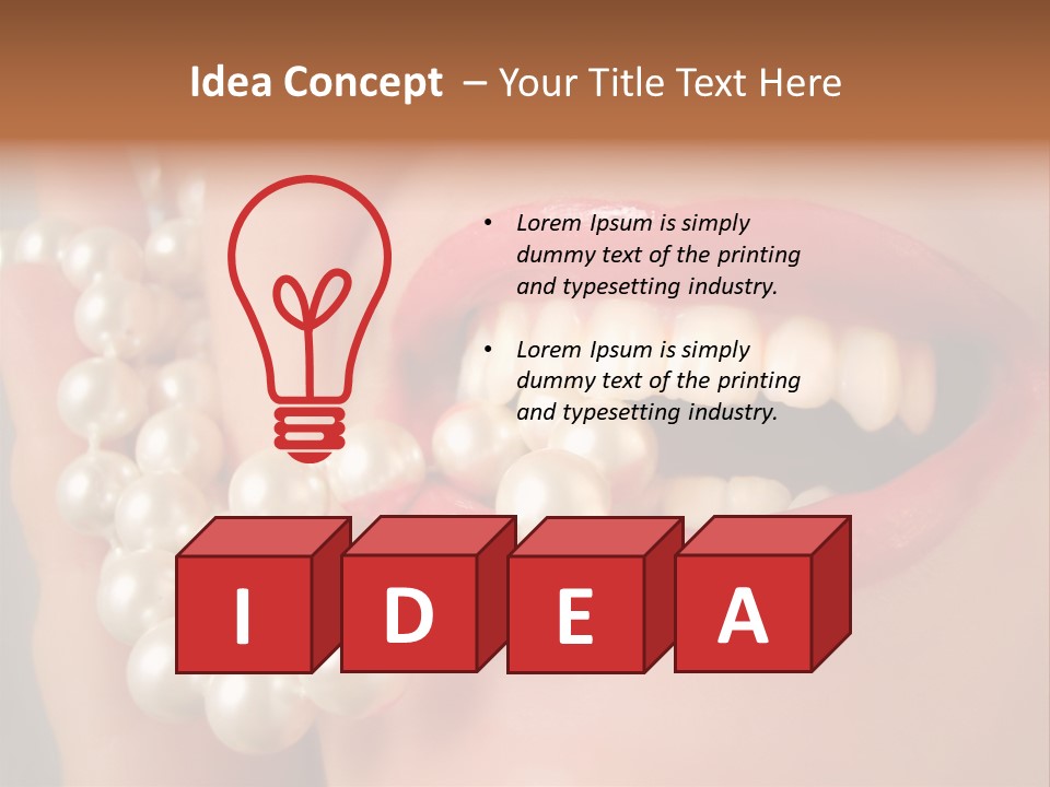 Kiss Sad Erotic PowerPoint Template