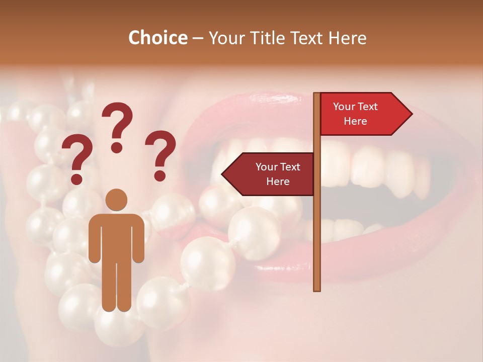 Kiss Sad Erotic PowerPoint Template