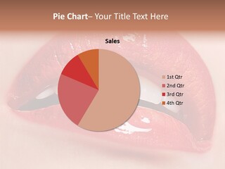 Closeup Model Coral PowerPoint Template