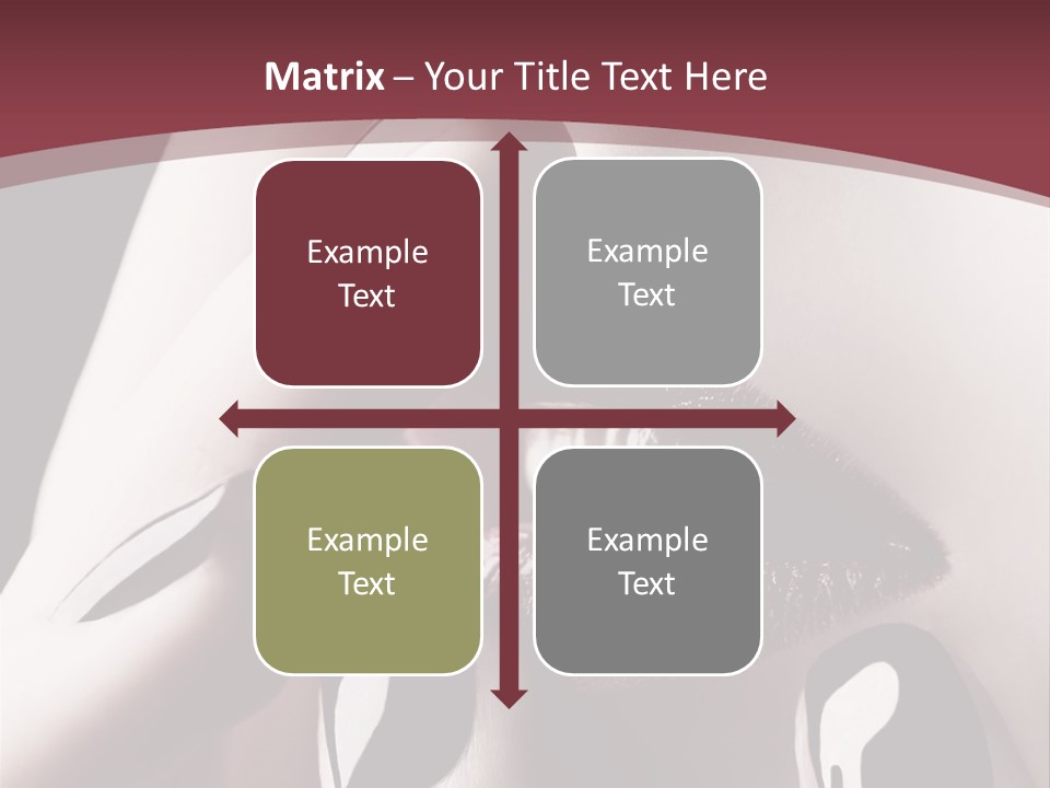 Fur Large Isolated PowerPoint Template