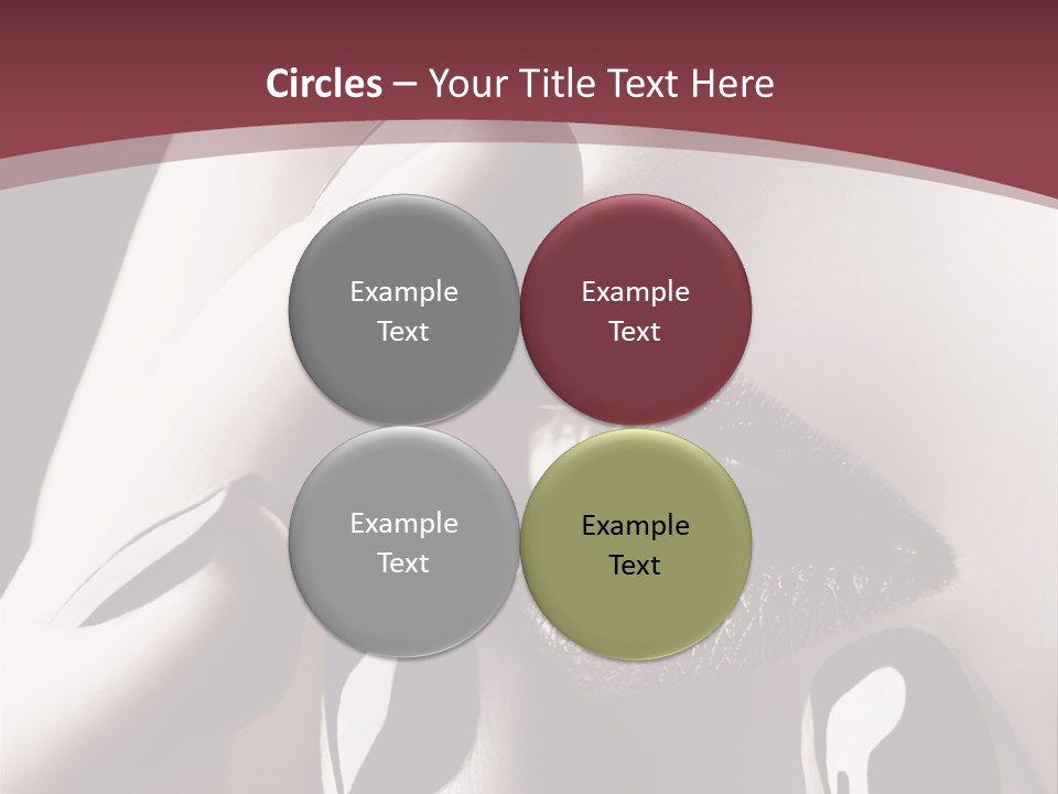 Fur Large Isolated PowerPoint Template