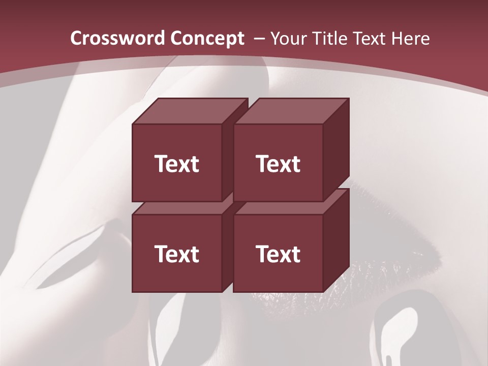 Fur Large Isolated PowerPoint Template