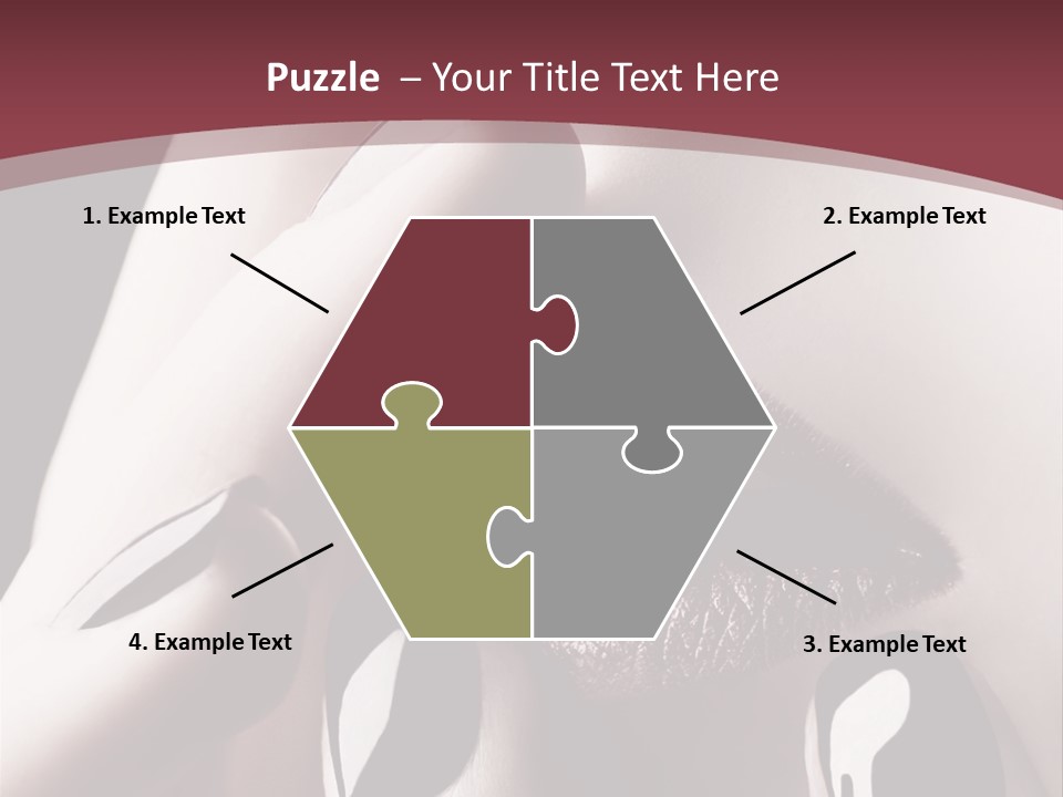 Fur Large Isolated PowerPoint Template