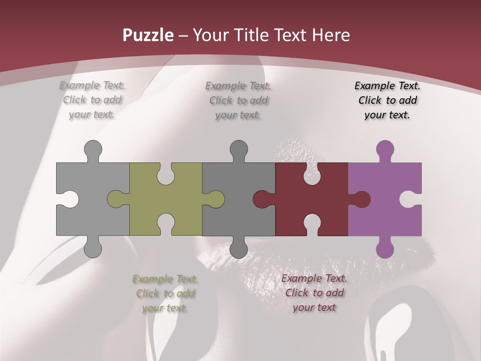 Fur Large Isolated PowerPoint Template