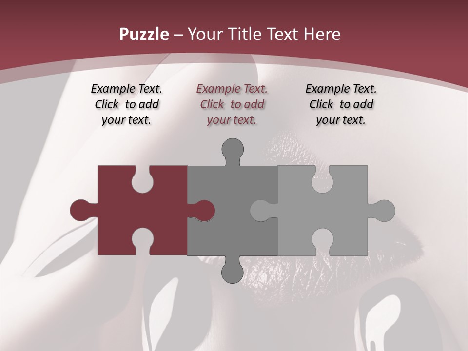 Fur Large Isolated PowerPoint Template