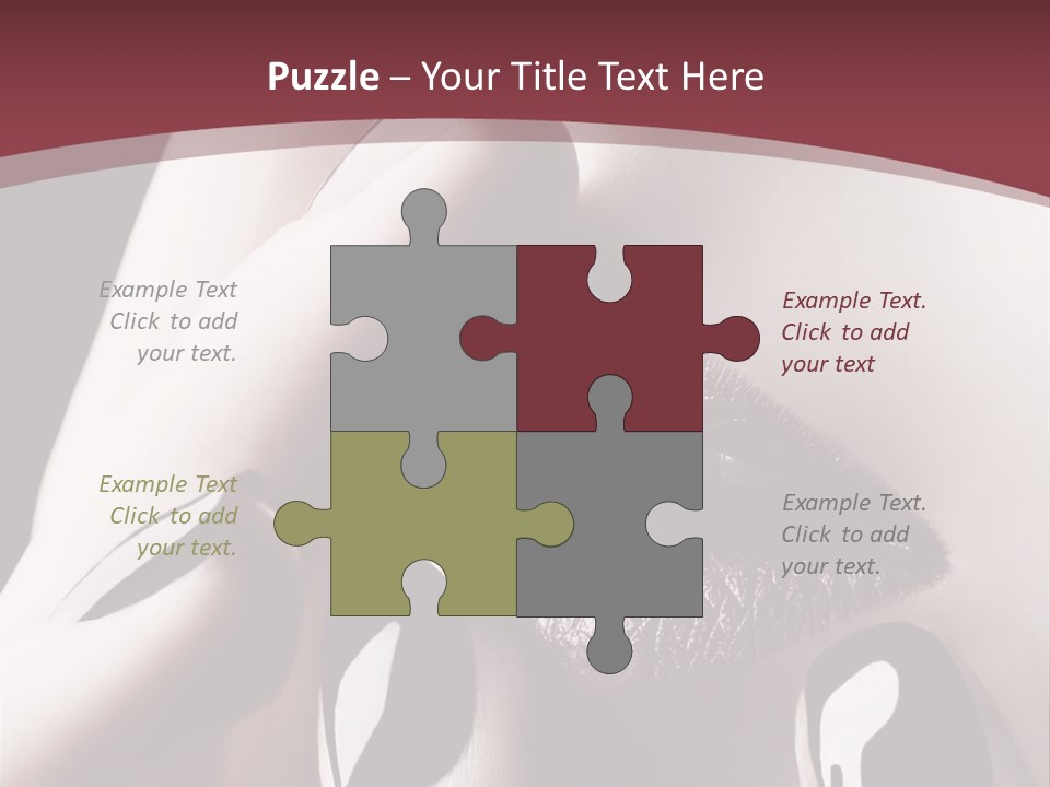 Fur Large Isolated PowerPoint Template