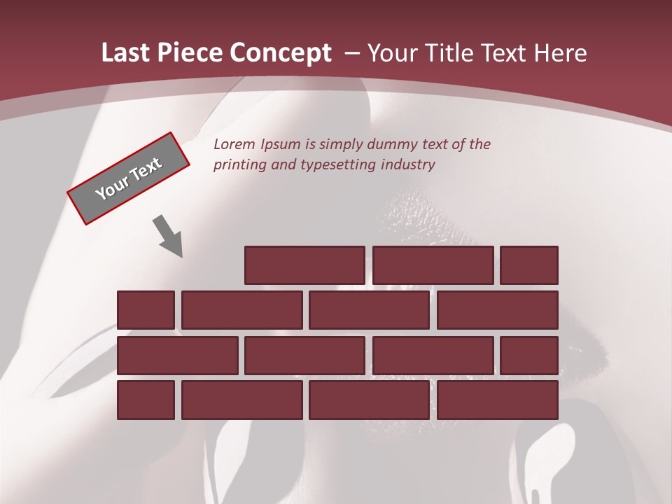 Fur Large Isolated PowerPoint Template