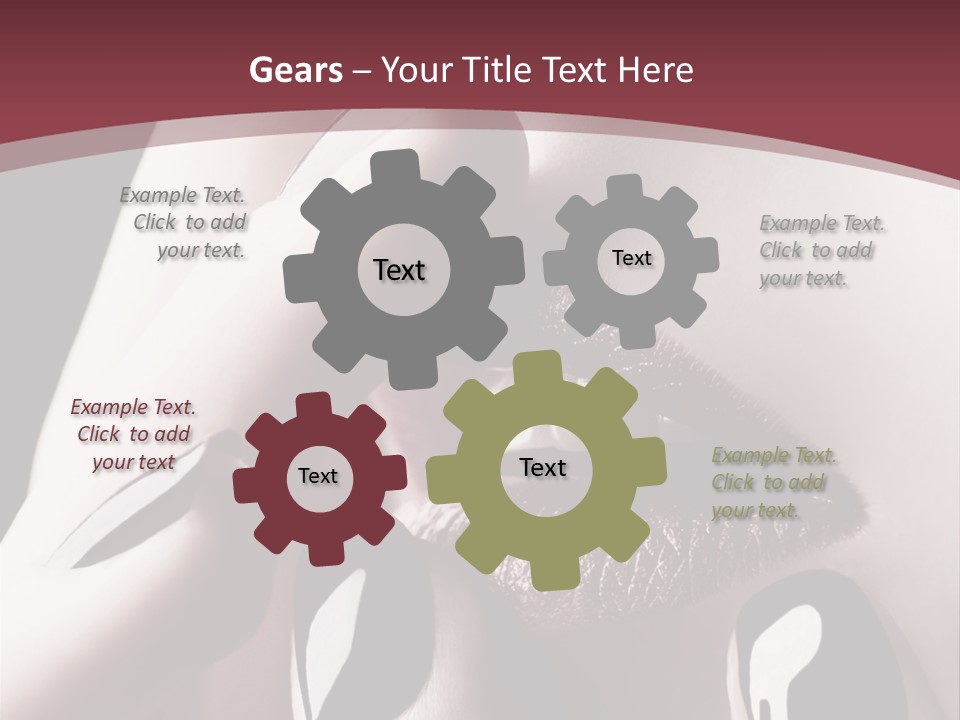 Fur Large Isolated PowerPoint Template