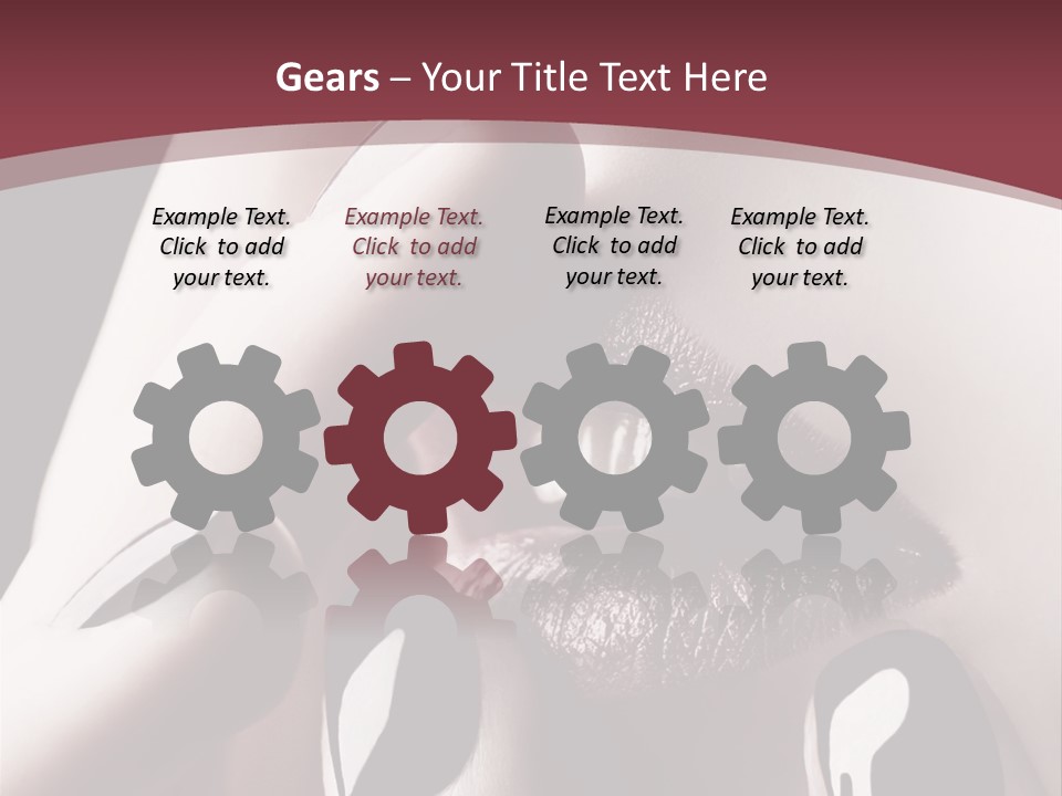 Fur Large Isolated PowerPoint Template