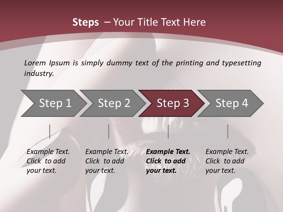 Fur Large Isolated PowerPoint Template