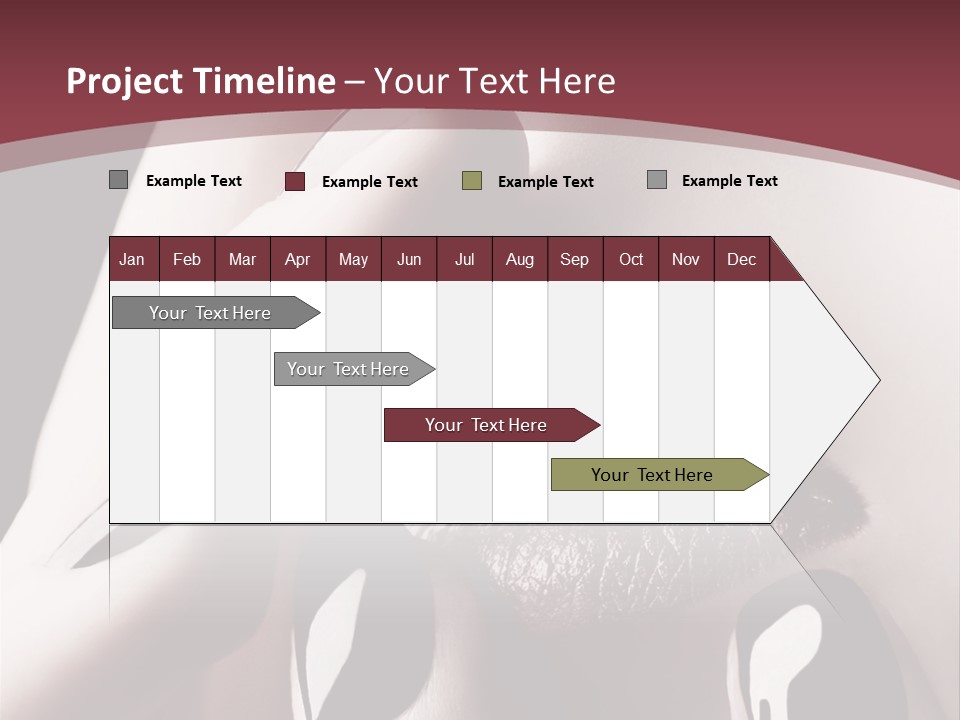 Fur Large Isolated PowerPoint Template