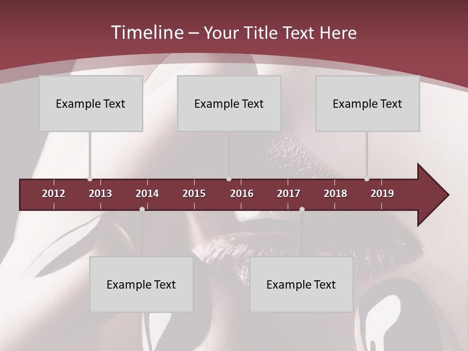 Fur Large Isolated PowerPoint Template