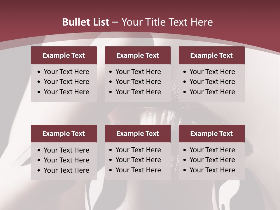 Fur Large Isolated PowerPoint Template